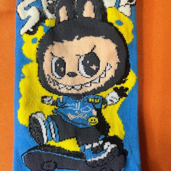 🎃Blue Cartoon Character Socks - Picture 2 of 6